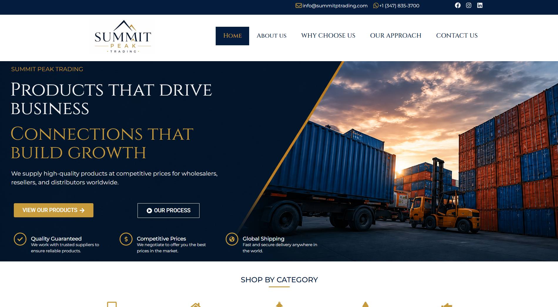 Sitio web de Summit Peak Trading